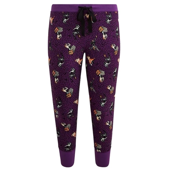 torrid Other - Torrid Halloween sleep leggings 1X 14/16 plus size NWT purple leopard